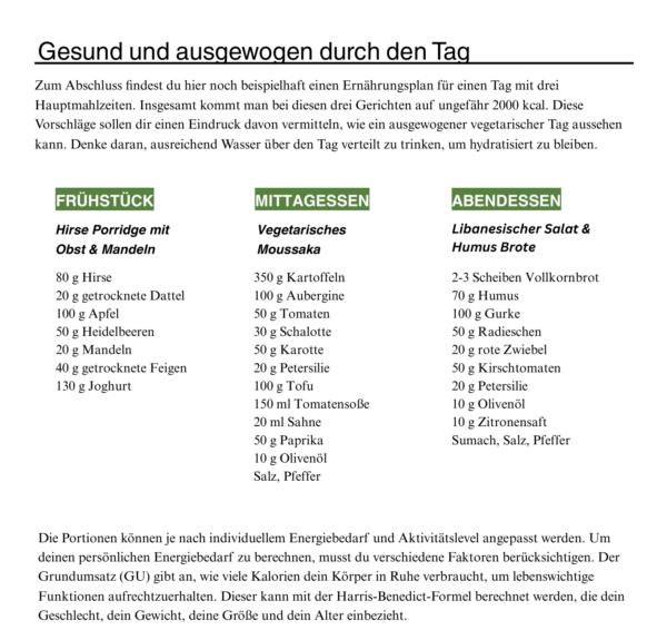 Handbook Vegetarisch Durchstarten